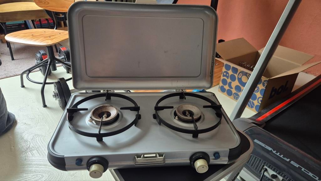 Campingaz 2 pits fornuis, Ophalen