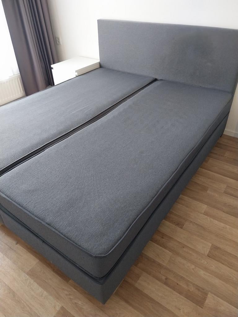 2 persoonsbed 160cm breed bij 200cm, Ophalen of Verzenden, Gebruikt, Tweepersoons, 160 cm