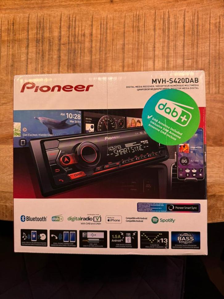 Pioneer MVH-S420DAB radio, Auto diversen, Autoradio's, Zo goed als nieuw, Ophalen of Verzenden