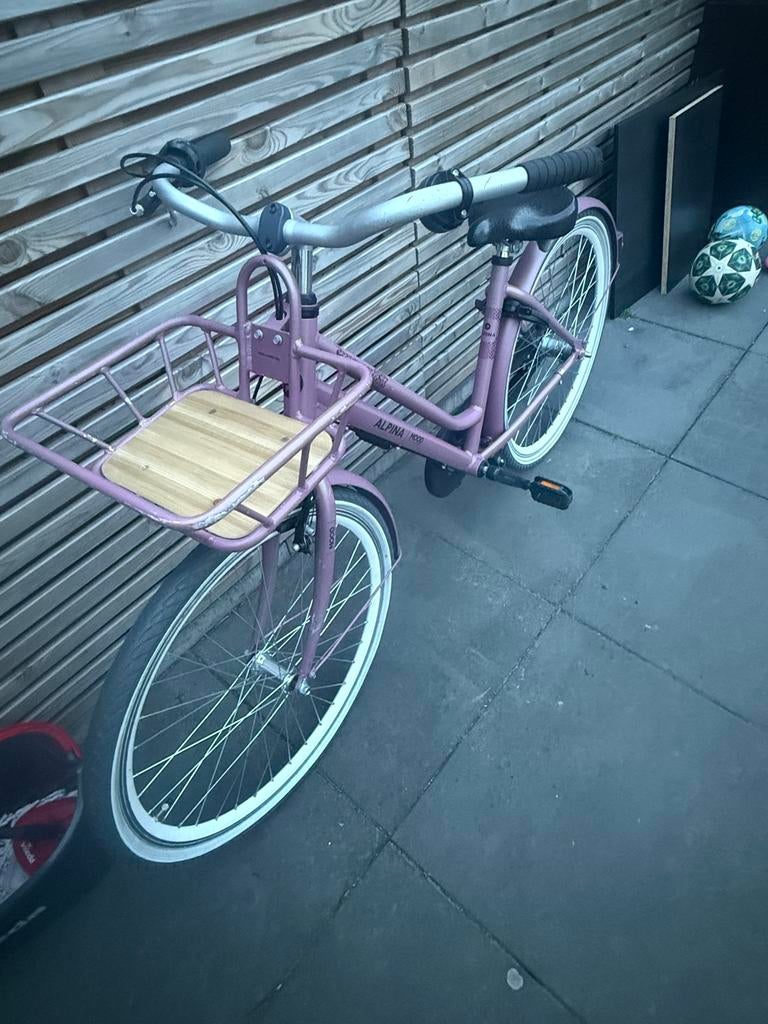 Alpina Fiets 26 inch - Roze/Paars, Gebruikt, Velgrem, Minder dan 47 cm, Ophalen