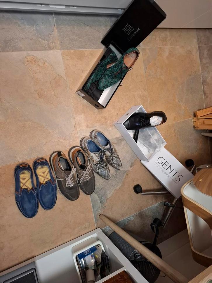 Herenschoenen maat 46/47, Kleding | Heren, Schoenen, Gedragen, Zwart, Ophalen