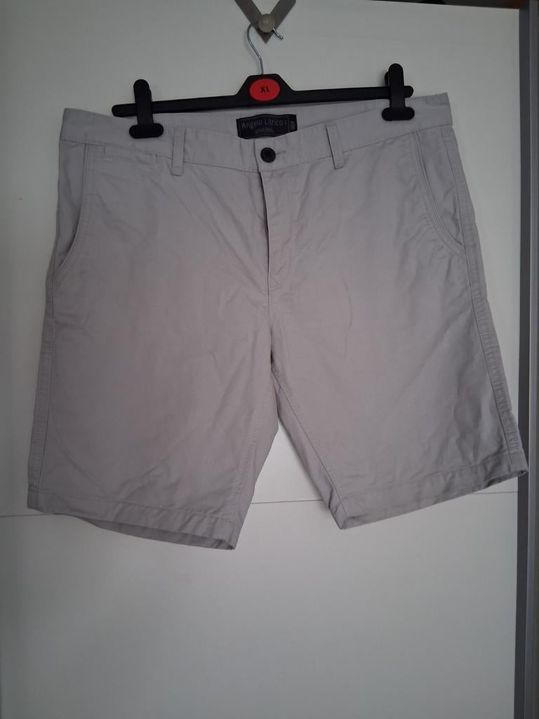 Korte broek maat W38 / 54-56 XXL, Angelo Litrico, Beige, Maat 56/58 (XL), Ophalen of Verzenden