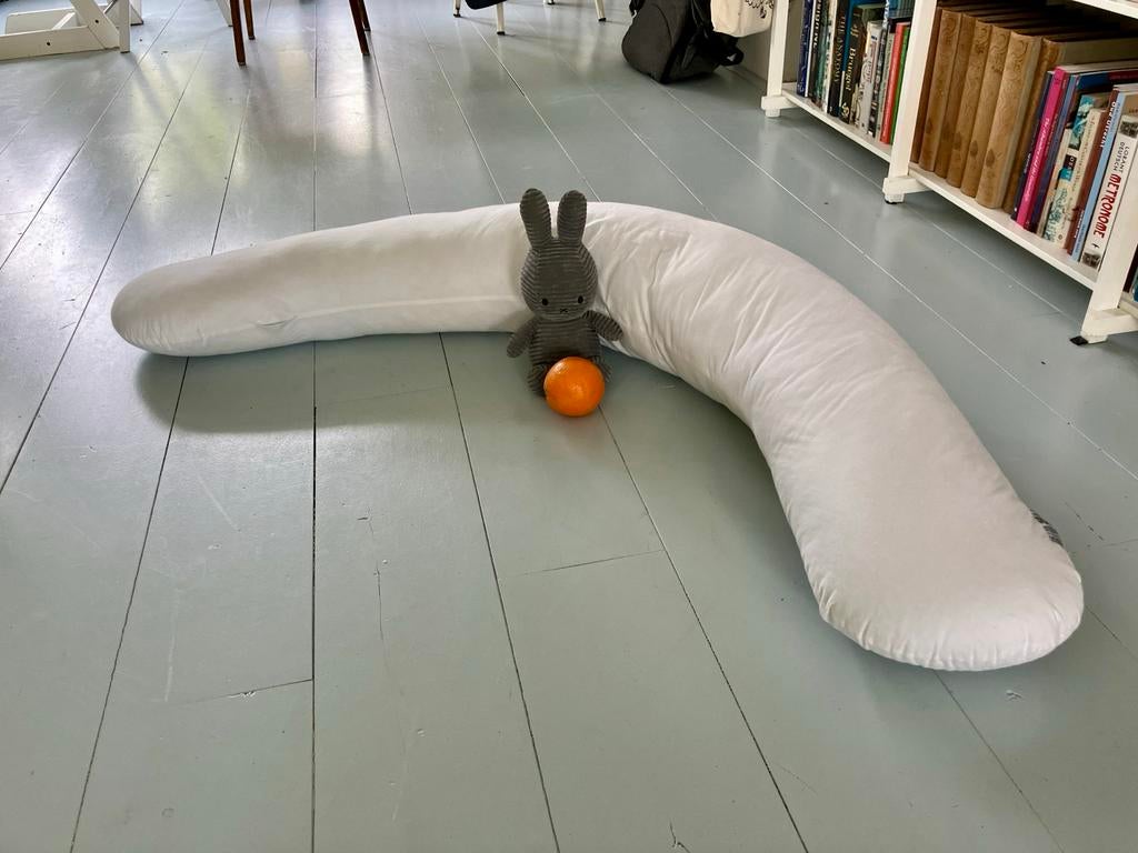 Hema Zwangerschapskussen 150 cm, Ophalen, Gebruikt, Jongetje of Meisje, Wit
