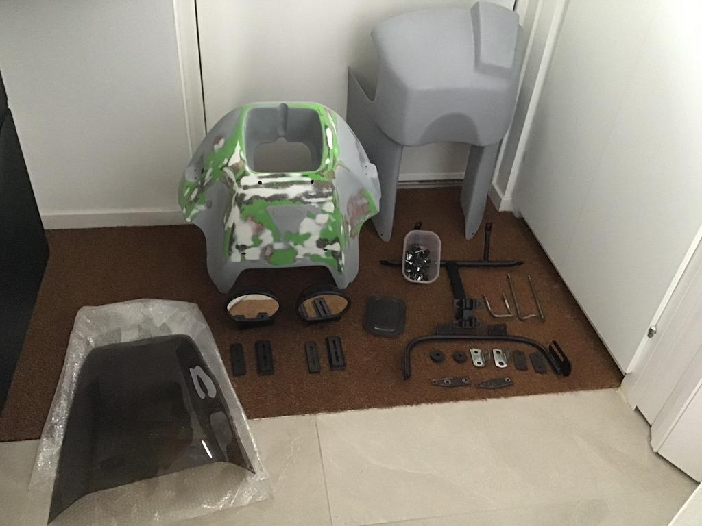 MBV complete kuip set, Fietsen en Brommers, Brommeronderdelen | Zundapp, Gebruikt, Kap, Ophalen