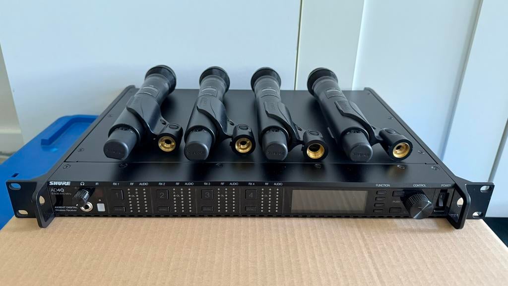 Shure AD4Q Axient Digital B (606-810 MHz), Muziek en Instrumenten, Microfoons, Ophalen, Zo goed als nieuw, Zangmicrofoon