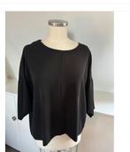 Ottod'ame zwarte nieuwe blouse strik achterpand 42/44 CHCS, Zwart, Maat 42/44 (L), Ophalen of Verzenden, Ottod'ame