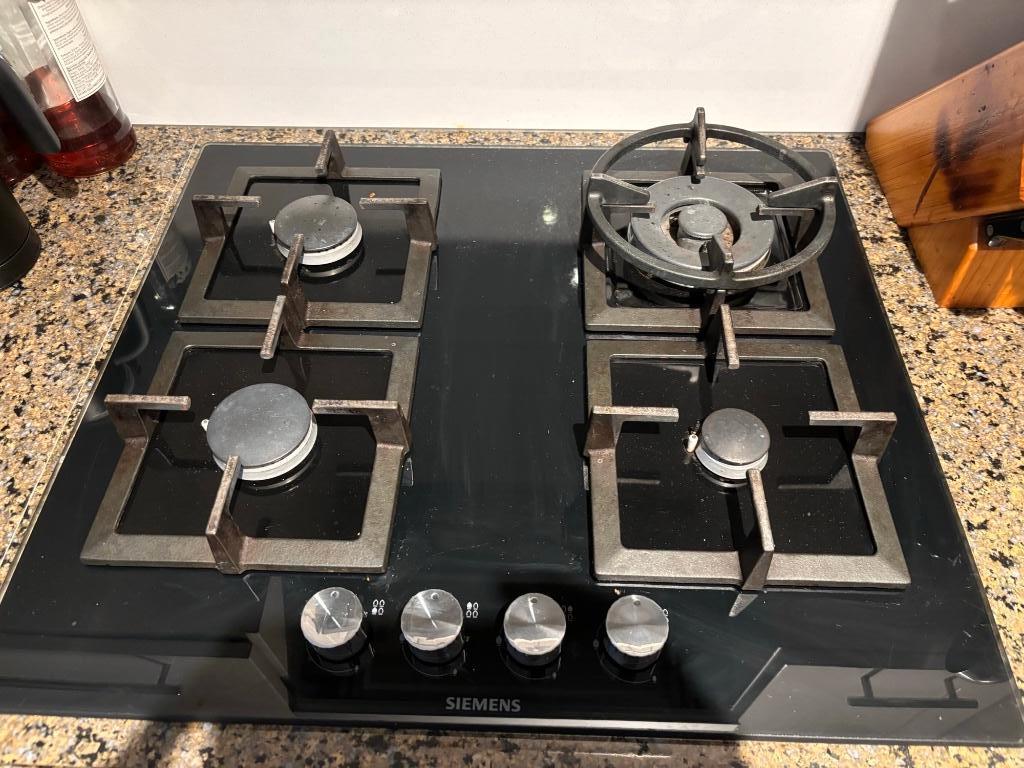 Siemens kookplaat, Witgoed en Apparatuur, Kookplaten, Ophalen, Gebruikt, 4 kookzones, Inbouw