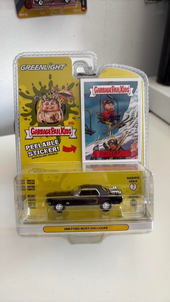 Greenlight 1968 Ford Mustang Coupe GPK 1/64, Ophalen of Verzenden, Nieuw, Auto