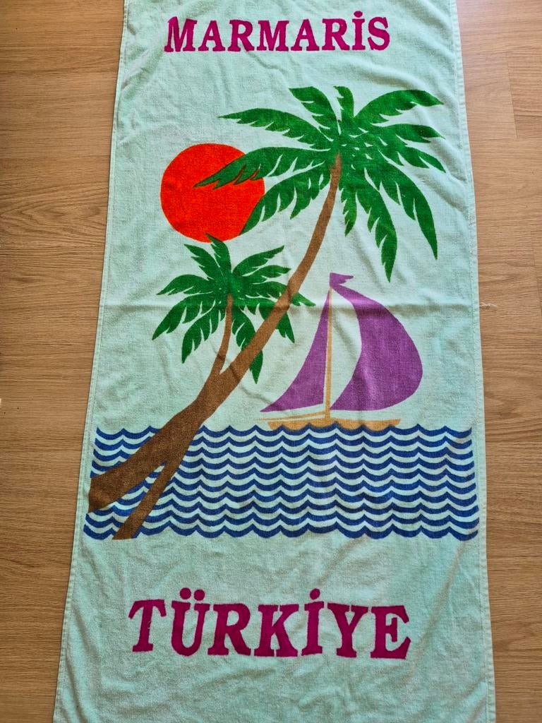 Strandhanddoek Marmaris Türkiye, Ophalen of Verzenden, Nieuw, Handdoek
