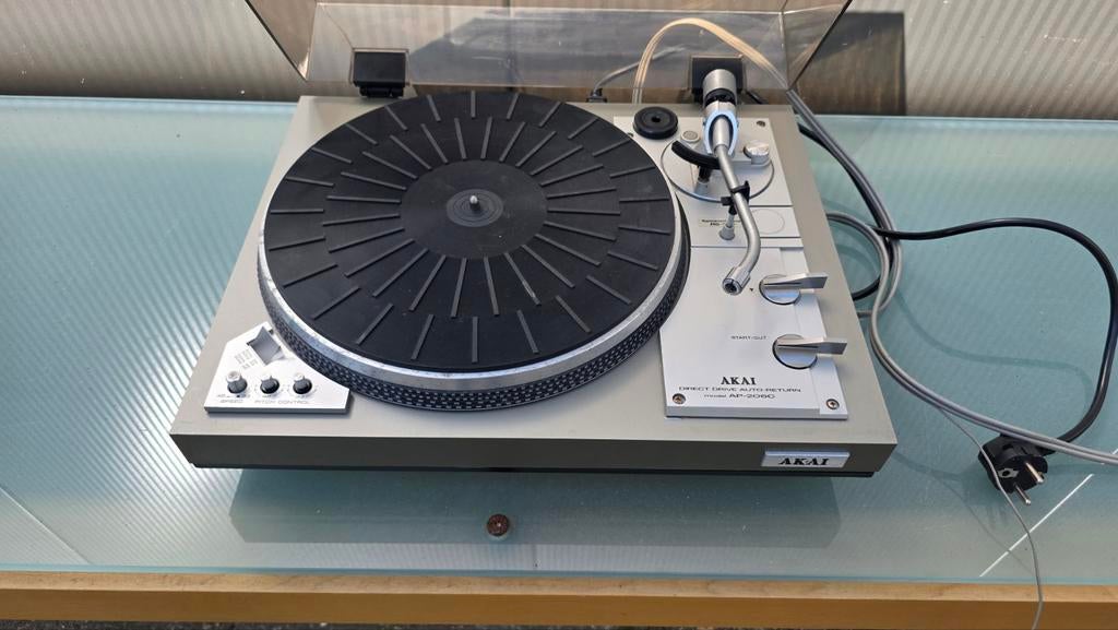 Akai AP-206C direct drive platenspeler zonder element, Gebruikt, Automatisch, Ophalen of Verzenden, Platenspeler