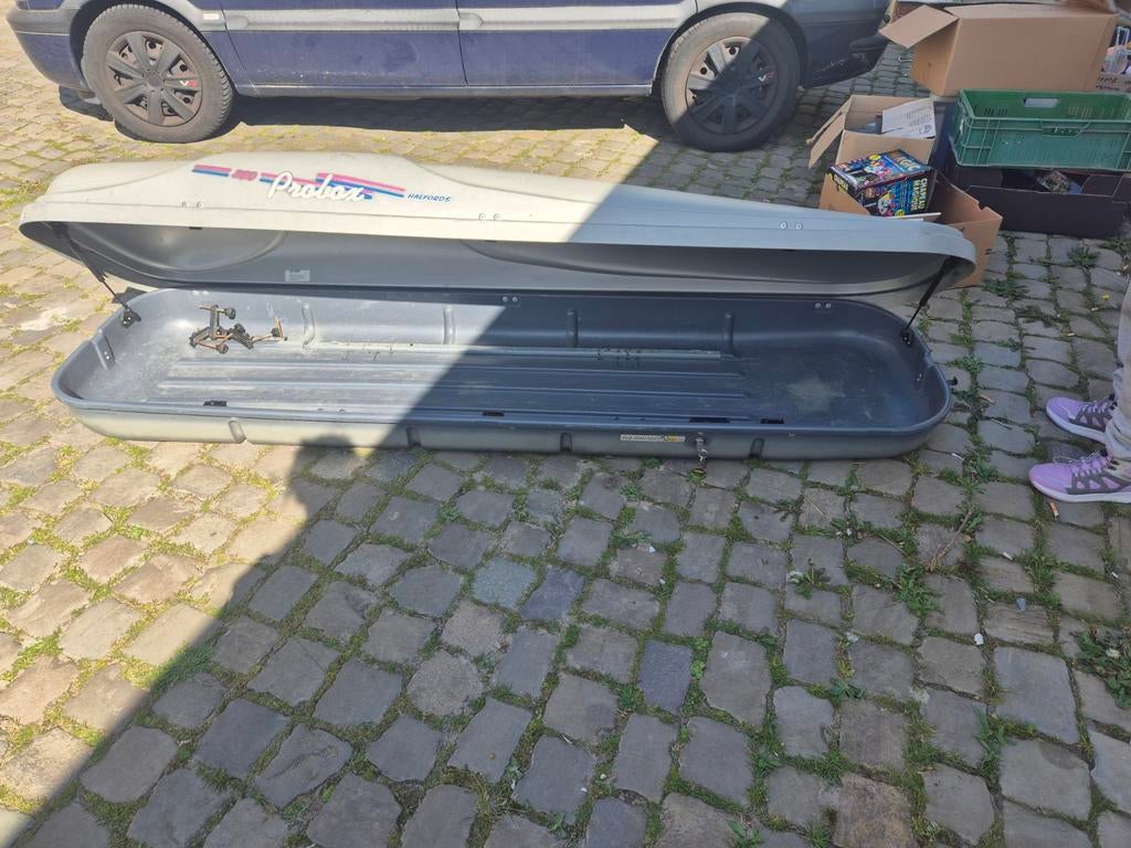 Goede dakkoffer te koop - snel ophalen!, Auto diversen, Dakkoffers, Ophalen of Verzenden, Gebruikt