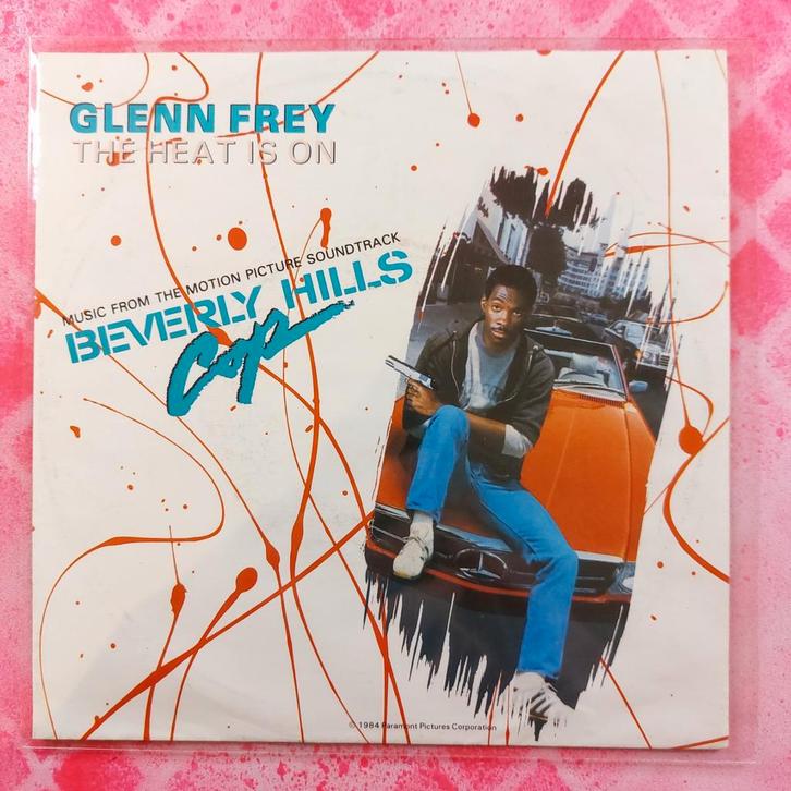 Glenn Frey The heat is on single.                     Star45, Cd's en Dvd's, Vinyl Singles, Gebruikt, Single, Pop, 7 inch, Ophalen of Verzenden