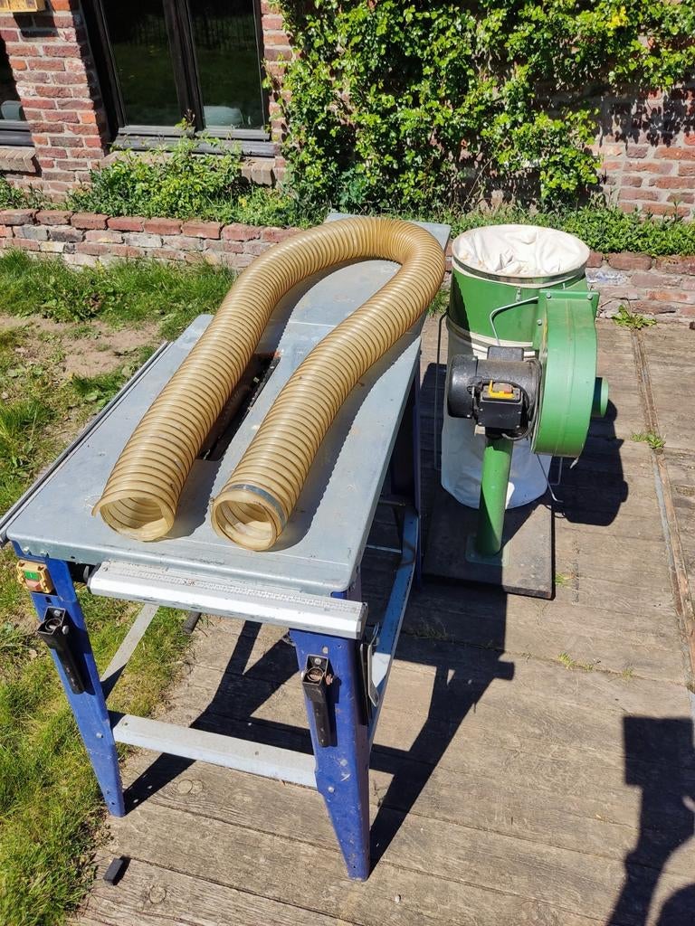 Tafelzaag met afzuiging - Ideaal voor houtbewerking, Gebruikt, Cirkelzaag, 600 tot 1200 watt, 30 tot 70 mm