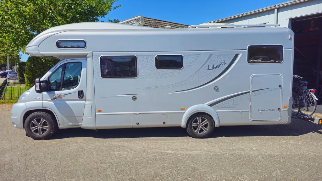 Fiat DUCATO 3.0JTD CAMPER LMC LIBERTY700 (bj 2008), Alkoof, Fietsendrager, Bedrijf, Airconditioning