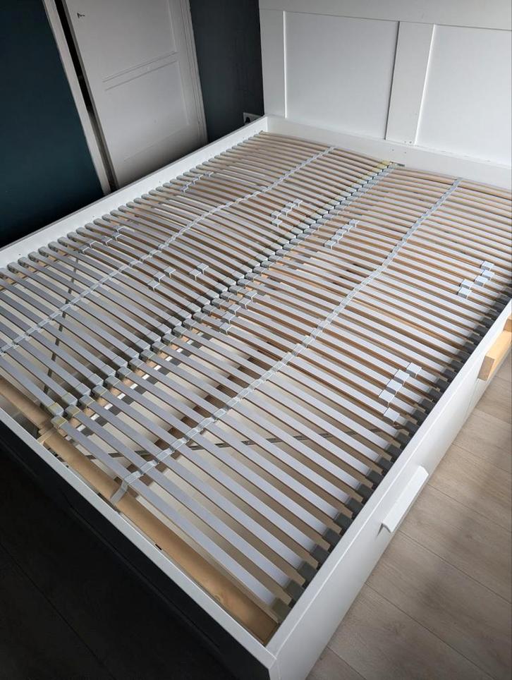 Gratis! Twee lattenbodems 80x200 cm in goede staat, Huis en Inrichting, Slaapkamer | Matrassen en Bedbodems, Gebruikt, Bedbodem