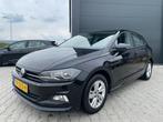 Volkswagen Polo 1.0 TSI 5Dr Airco|Climate|Cruise|Navi|PDC, Auto's, Voorwielaandrijving, 40 €/maand, Zwart, Zwart