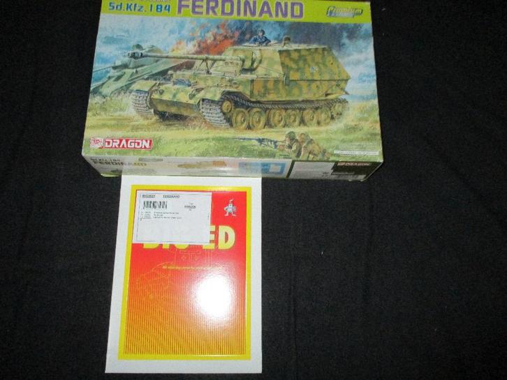 H-28,DRAGON 1-35,NO,6317,Sd.Kfz. 184 Ferdinand Premium Editi, Hobby en Vrije tijd, Modelbouw | Auto's en Voertuigen, Nieuw, Overige typen