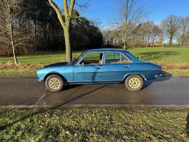 Peugeot 504 2.0 GL Sedan automaat 1976 Topstaat!, Auto's, Automaat, Beige, Blauw, Bedrijf
