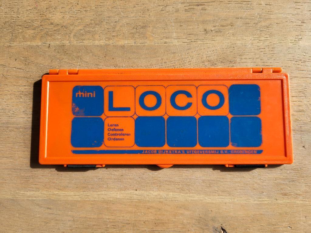 loco mini loco doos oranje, Ophalen of Verzenden, Gebruikt