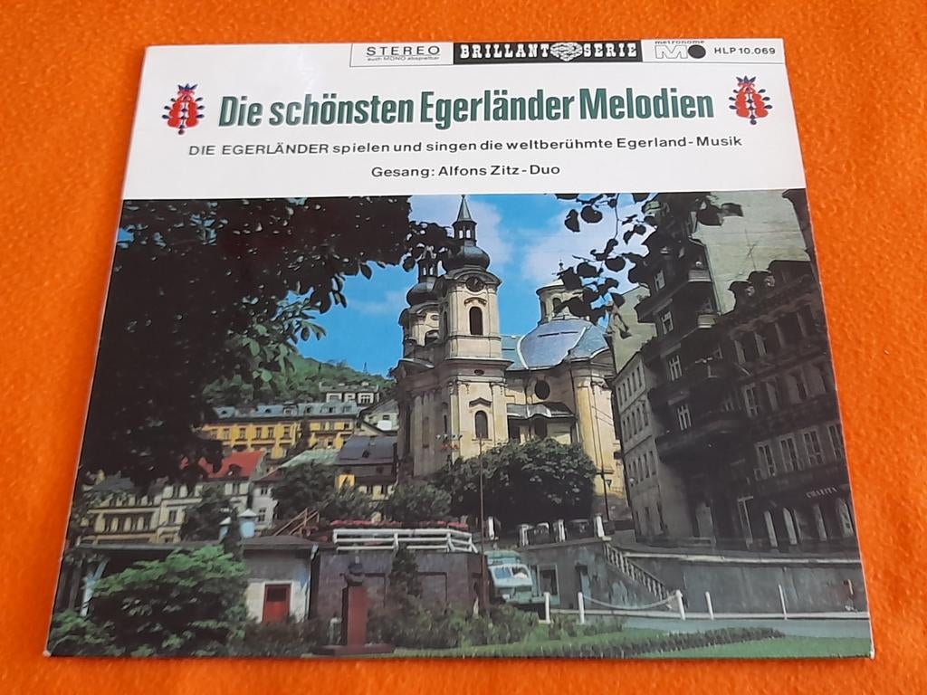 Die Egerländer,  mit Gesang von: Alfons Zitz-Duo, Ophalen of Verzenden, Gebruikt, 12 inch, Europees