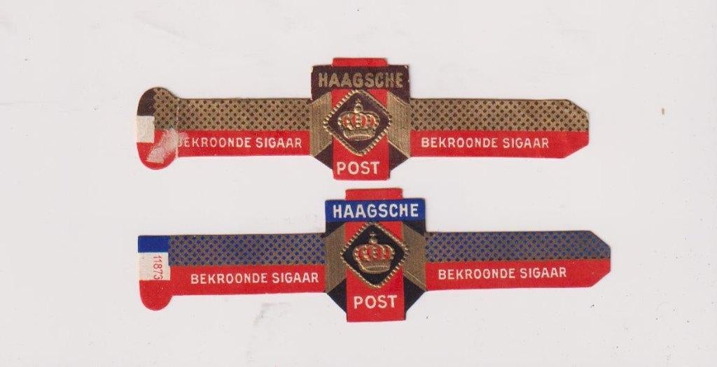 sigarenbanden - HAAGSCHE POST, Ophalen of Verzenden, Zo goed als nieuw, Sigarenbandjes
