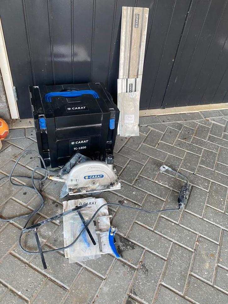 Carat TC 1800 tegel cirkelzaag set | tegelsnijder | Rubi, Doe-het-zelf en Verbouw, Gereedschap | Handgereedschap, Zo goed als nieuw