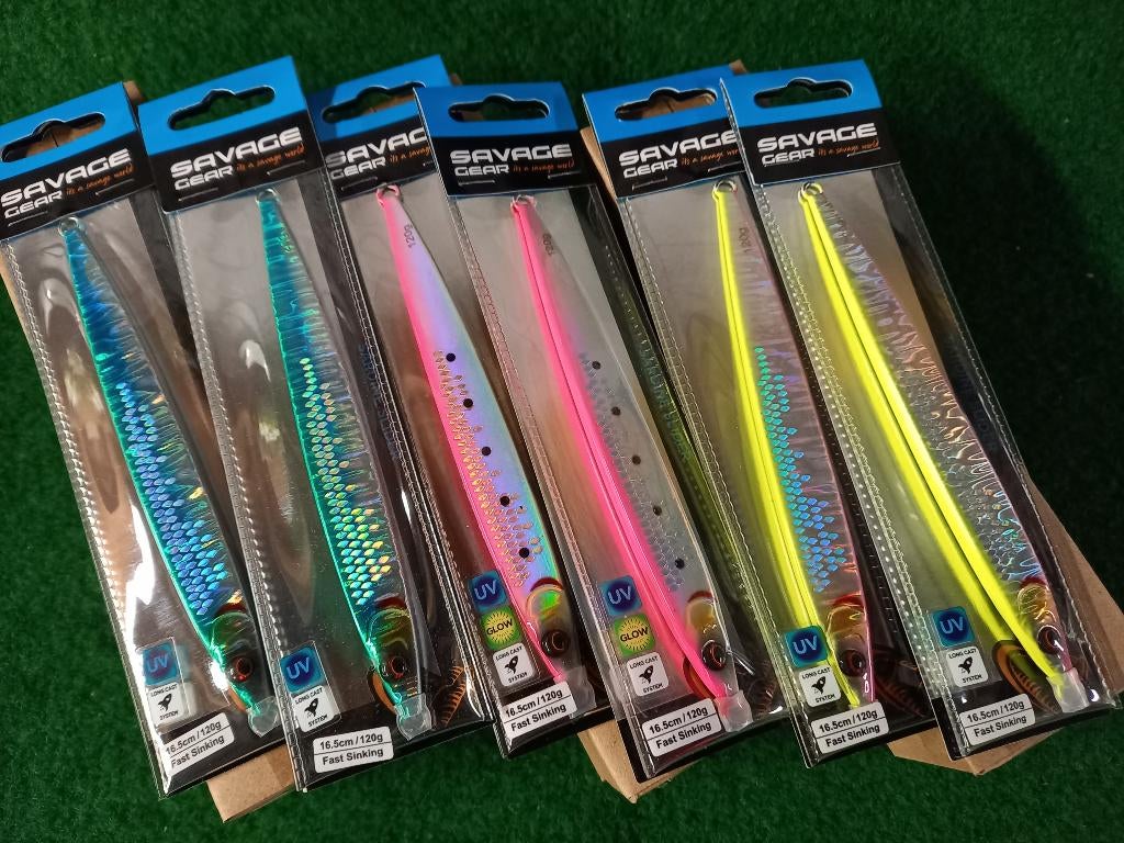 6x120 grams Sardine Slider Jigs (Savage Gear)