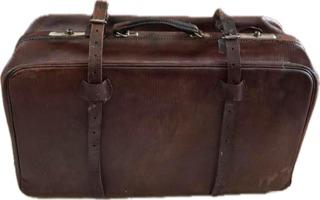 Prachtige leren koffer/ tas uit 1900, Antiek en Kunst, Ophalen of Verzenden