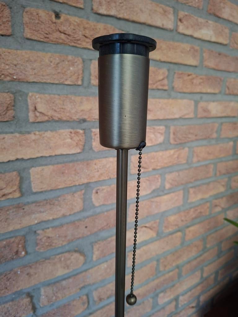 Standaard vloerlamp, messing en verlengbaar en incl. snoer, Ophalen, 100 tot 150 cm