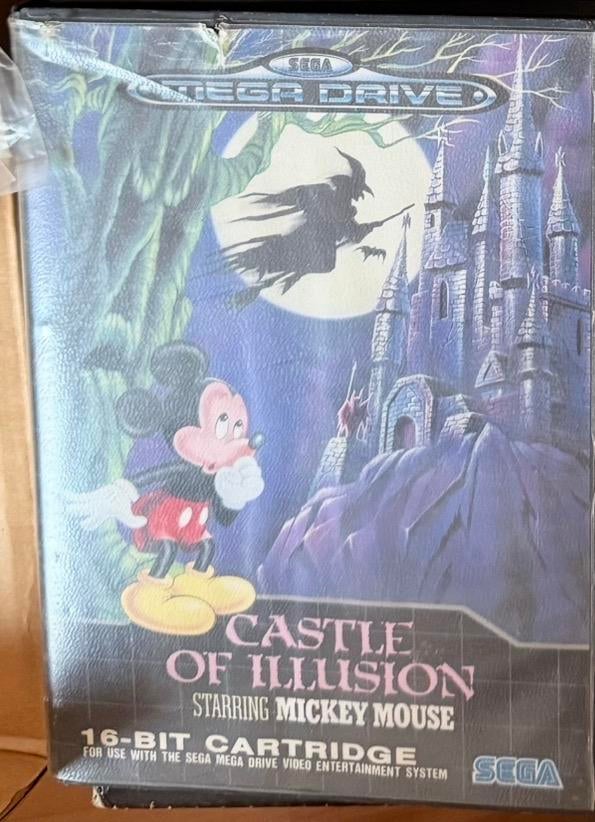 Castle of Illusion Sega Mega Drive spel 16 bit zgan, Spelcomputers en Games, Verzenden, 1 speler, Zo goed als nieuw, Vanaf 3 jaar