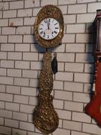 Franse Comtoise klok met bloemslinger, Lestelle., Ophalen