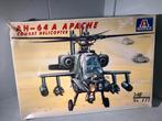 Italeri AH-64 A Apache Combat Helicopter modelbouw, Gebruikt, Italeri, Helikopter, Ophalen of Verzenden