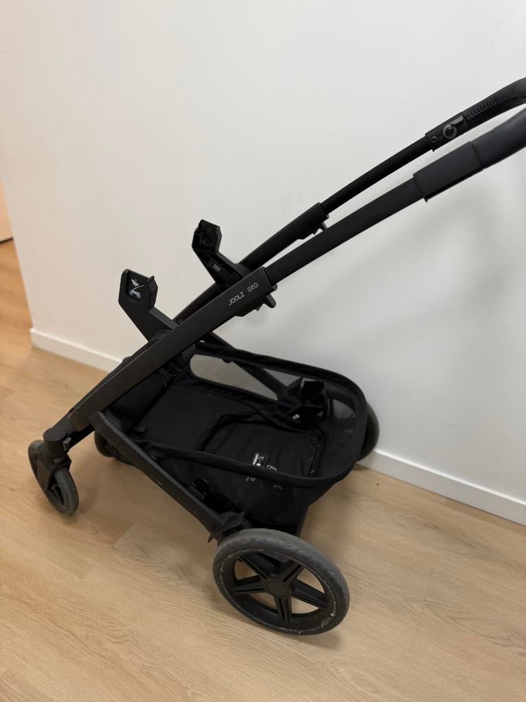 Joolz Geo3 tweeling kinderwagen, Kinderen en Baby's, Kinderwagens en Combinaties, Gebruikt, Combiwagen, Verstelbare duwstang, Ophalen