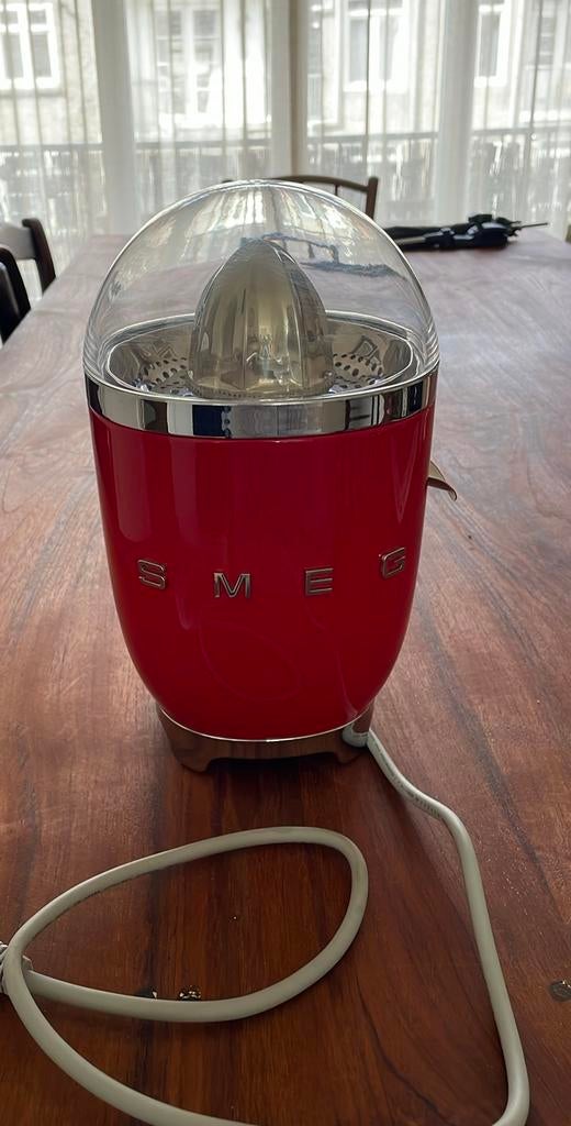 Smeg citrus pers rood, Ophalen, Gebruikt, Elektrisch, Citruspers