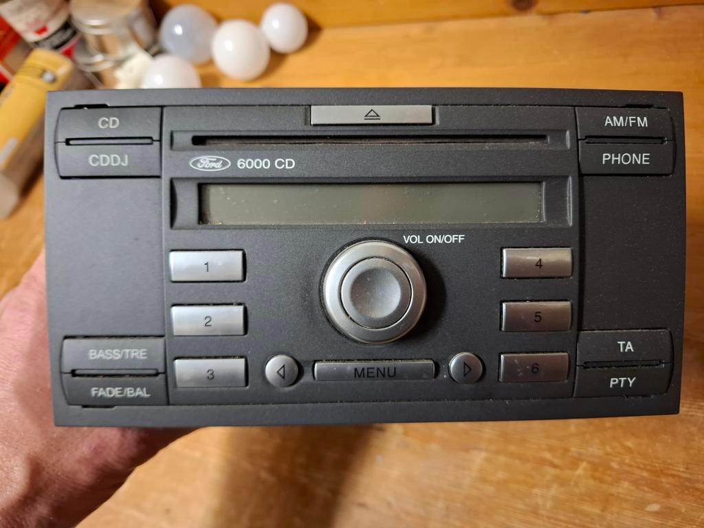 Ford 6000 CD radio met code, Auto diversen, Autoradio's, Ophalen of Verzenden