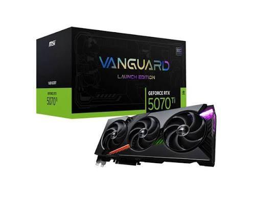 MSI 5070 Ti 16G VANGUARD SOC LAUNCH EDITION, Computers en Software, Videokaarten, Zo goed als nieuw, Nvidia, PCI-Express 5.0, Overige soorten