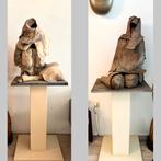 2 prachtige zeer grote sculpturen jaren 70 Belgie, Antiek en Kunst, Ophalen
