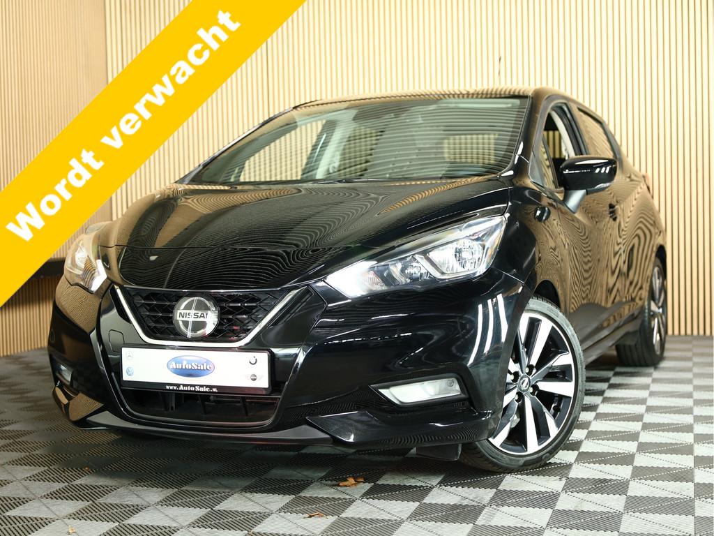 Nissan Micra 1.0 IG-T AUTOM Tekna 52000 km CARPLAY NAVI CAME, Auto's, Nissan, Gebruikt, 1055 kg, Zwart, Origineel Nederlands