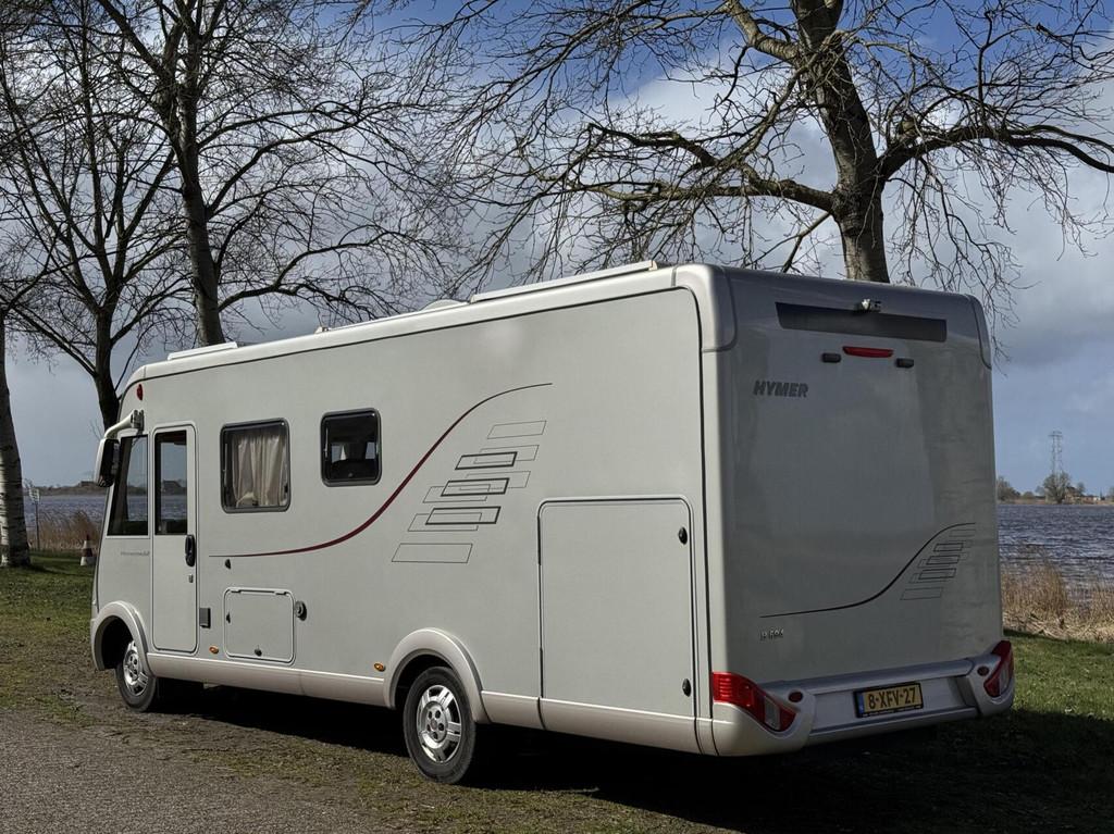 Hymer B 694 2013 zonnepanelen/lithiums/levelsysteem, Caravans en Kamperen, Campers, Verwarmde buitenspiegels, Airbags, 7 tot 8 meter