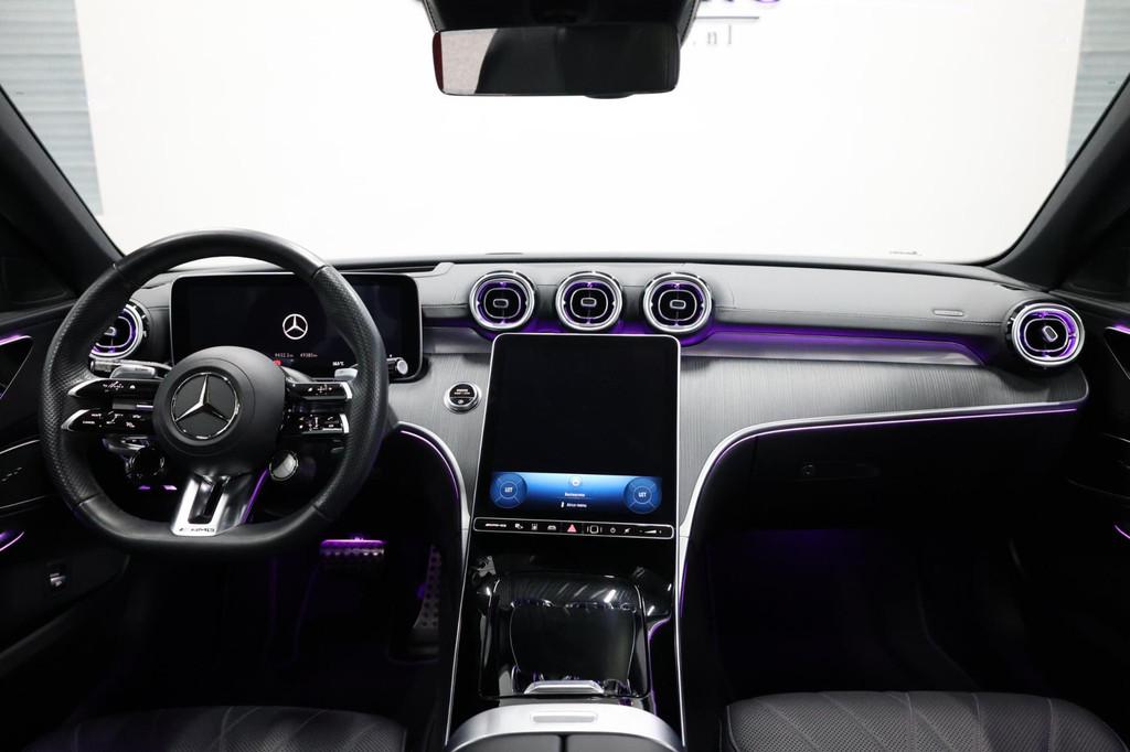 Mercedes-Benz C-klasse AMG 43 4MATIC 408+PK BTW/VIRTUAL/SFEE, Auto's, Automaat, 4 cilinders, Wit, Bedrijf