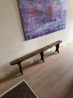 Antiek houten kerkbankje, Ophalen