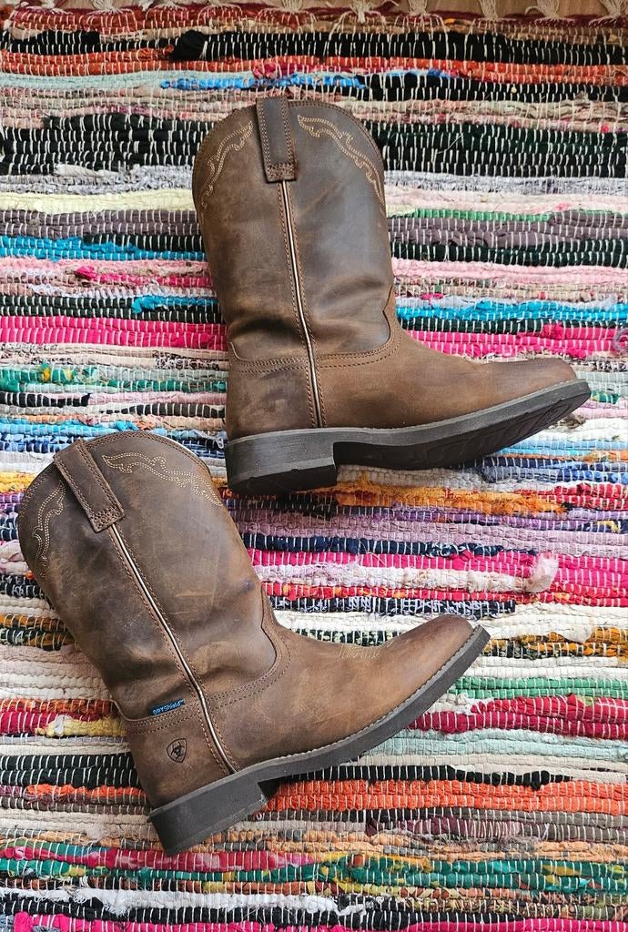 Ariat laarzen, Delilah, maat 38,5, Kleding | Dames, Schoenen, Lage of Enkellaarzen, Ophalen of Verzenden, Zo goed als nieuw, Bruin