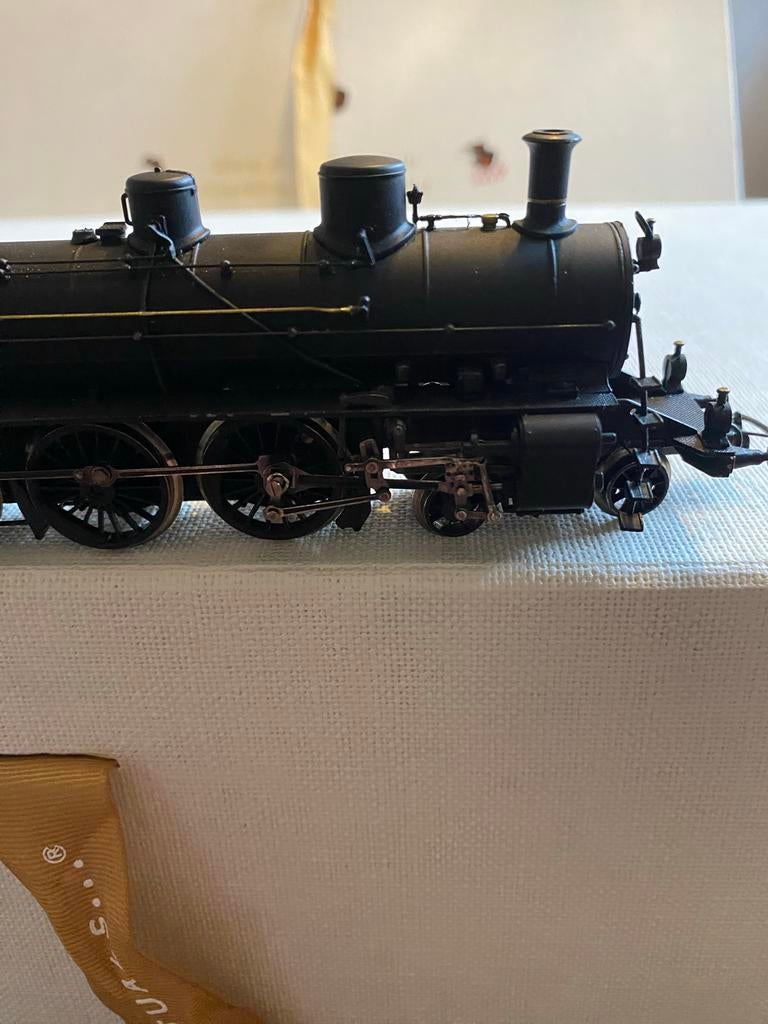 Zwarte locomotief met tender, Hobby en Vrije tijd, Modeltreinen | H0, Gebruikt, Ophalen of Verzenden, NS, Liliput