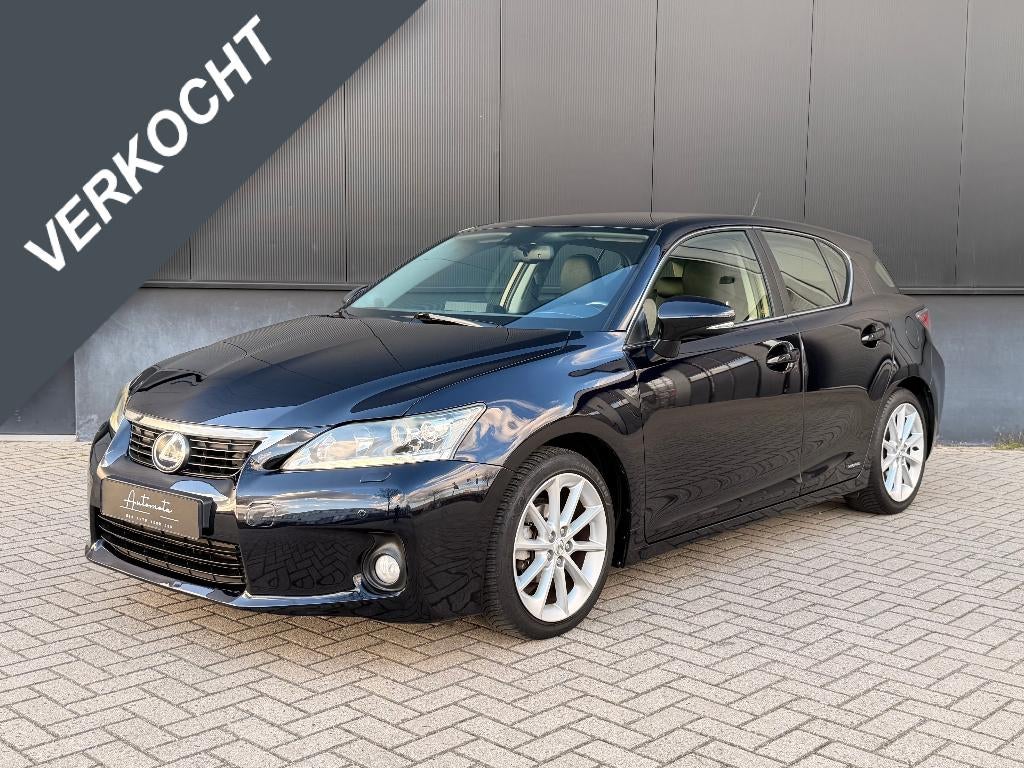 Lexus CT-H 200H Luxury Line Youngtimer Leder / Mark Levinson, Euro 5, Zwart, 4 cilinders, Zwart