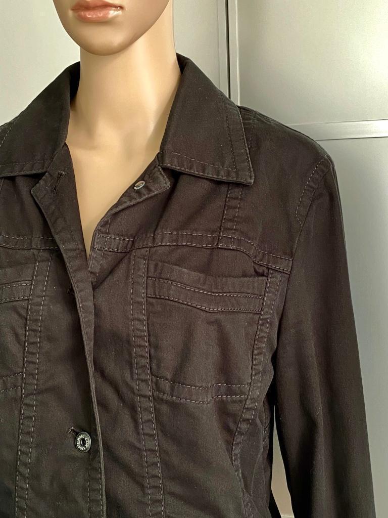 H748 Marccain maat 5=42 =L jasje jasje blazer Marc Cain, Zwart, Maat 42/44 (L), Ophalen of Verzenden, Zo goed als nieuw