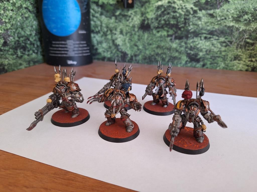 Warhammer 40k 5x CSM Terminator, Gebruikt, Figuurtje(s), Ophalen of Verzenden, Warhammer 40000