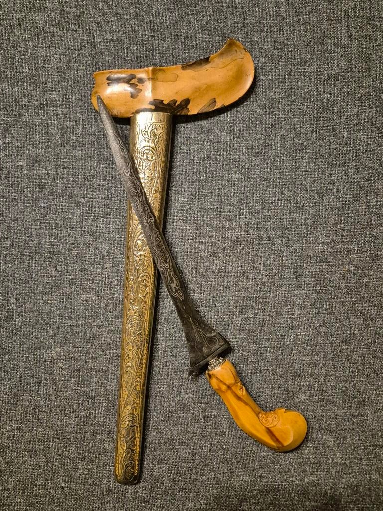 Keris Java Solo antiek, Antiek en Kunst, Kunst | Niet-Westerse kunst, Verzenden