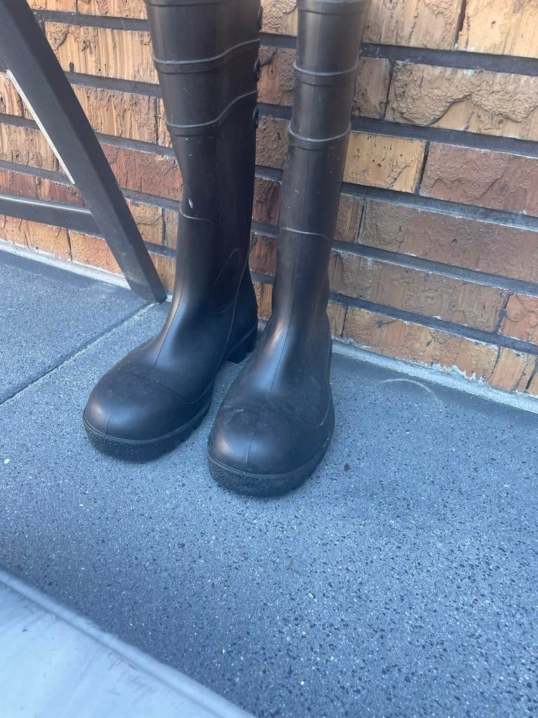 Dunlop regenlaarzen maat 42 - eenmalig gebruikt, Ophalen of Verzenden, Zo goed als nieuw, Zwart, Regenlaarzen