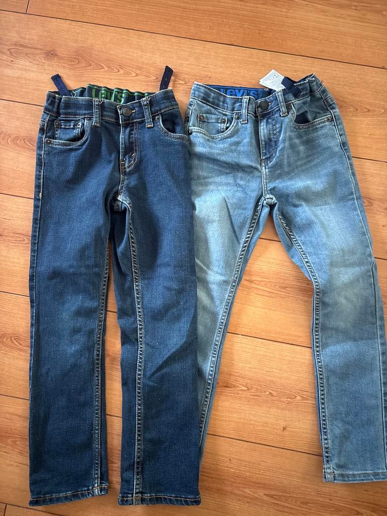 2x Levi's Jeans voor jongens - Maat 7, Kinderen en Baby's, Ophalen of Verzenden, Gebruikt, Jongen