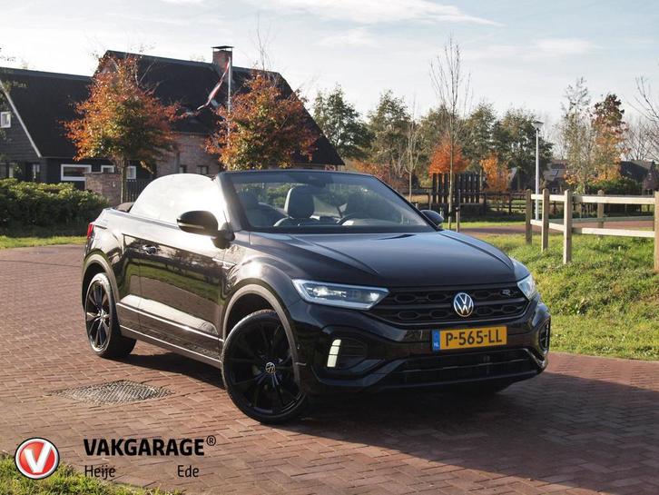 Volkswagen T-Roc Cabrio 1.5 TSI R-Line | Nieuw Model | Black, Auto's, Volkswagen, Bedrijf, Te koop, T-Roc, ABS, Achteruitrijcamera